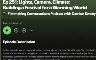 Climate Film Festival Co-Founder on the Film Conversations Podcast